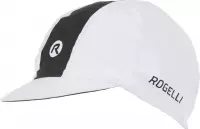 Rogelli Retro Cap Fietspet - Unisex - Wit, Zwart - Maat One Size