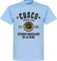 Cusco Established T-Shirt - Lichtblauw - XL