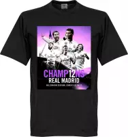 Real Madrid LA DUODECIMA 12 T-Shirt - Zwart - M