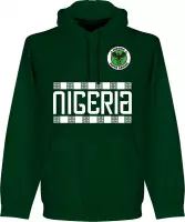 Nigeria Team Hooded Sweater - Donker Groen - XL