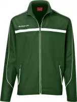 Masita | Trainingsjack Dames & Heren Kind - Trainingskleding Voetbal - Comfortabel & Duurzaam 100% polyester - GREEN/WHITE - XXXL