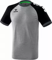 Erima Zenari 3.0 SS Shirt Heren Sportshirt - Maat XL  - Mannen - grijs/zwart/wit