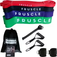 Fruscle suspension trainer - Weerstandsbanden - full body workout - enkel straps handgrepen