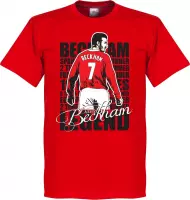 David Beckham Legend T-Shirt - Rood - M