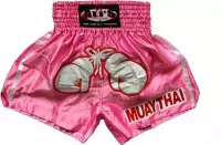 Ali's Fightgear TTBA-11 - Kickboks broekje voor dames met bokshandschoen maat L