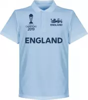 Engeland Cricket WK 2019 Winnaars Polo shirt - Lichtblauw - XXL