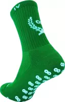 IV-Gripsocks® Groen - Anti-slip sokken - Gripsokken voetbal groen - sportsokken - one size (Maat 39-46) - 8 kleuren - compressie - prestatieverhogend - tennis - hardlopen - handbal