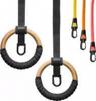 Sportstech suspension trainer | incl. wandhouder & verlengband & deuranker | Weerstandsbanden training voor het hele lichaam en krachttraining |training voor thuis | SKX600_X