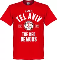 Hapoel Tel Aviv Established T-Shirt - Rood - XXXXL