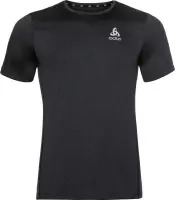Odlo - Element Light Print T-shirt  - Zwarte Hardloopshirts - S - Zwart