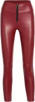 Legging Fantasie fashion | lederlook | rood | YM