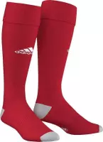 adidas Milano 16 Sportsokken - Maat 40-42 - Unisex - rood/wit/grijs