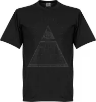 Alziend Oog T-Shirt - Zwart - 5XL
