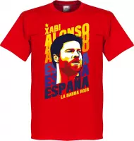 Xabi Alonso Portrait T-Shirt - Rood - XL
