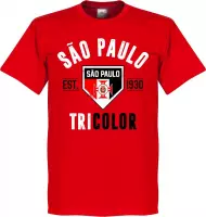 Sao Paulo Established T-Shirt - Rood - XXXL