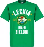 Lechia Gdansk Established T-Shirt - Groen - S