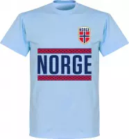 Noorwegen Team T-Shirt - Lichtblauw - Kinderen - 104