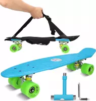 Weely® Skateboard Inclusief Tas & Skate Tool – Skateboard Jongens – Skateboard Meisjes – Skateboard Volwassenen – Penny Board