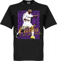 Roberto Carlos Legend T-Shirt - Zwart - 4XL