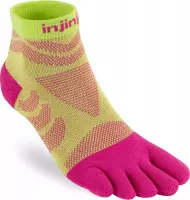 Injinji Women's Ultra Run Mini-Crew - Neon Roze - 40-45 - Teensokken