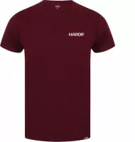 HARDR Basic T-shirt - Bordeaux - Maat XL
