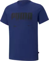 Puma Puma Rebel T-shirt - Jongens - donkerblauw - zwart