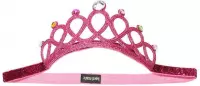 Prinses - Kroon met diamantjes - Roze - Frozen - Rapunzel - Doornroosje - Elsa - Anna - Prinsessenjurk - Verkleedkleding