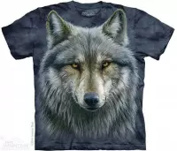 T-Shirt Mountain Artwear Warrior Wolf - M