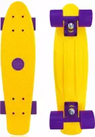 Happy Products - penny board - longboard geel - skateboards - meisjes en jongens - 56 cm