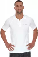 Brubeck Prestige Seamless Sport Poloshirt Golf / Tennis-Wit-XL