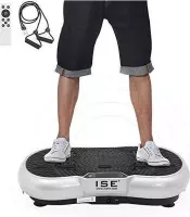 ISE RIGA SY-328-BS Trilplaat Fitness - Trilplatform - Geïntegreerde Bluetooth-luidspreker - Oscillerend - Groot oppervlak - USB-aansluiting - 99 snelheden - 5 programma's - Fitness en bodybui