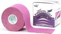 Nasara Kinesio tape - Paars | 6 st | Huidvriendelijk | Sporttape