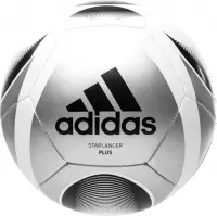 Adidas voetbal starlancer Plus Ball - maat 5 - grijs/zwart