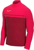 Nike Dri-FIT Sporttrui - Maat S  - Mannen - Donker rood - Rood - Geel