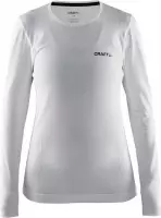Craft Active Comfort Roundneck Ls Dames Sportshirt - White - M