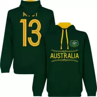 Australië Mooy 13 Team Hooded Sweater - Groen - M