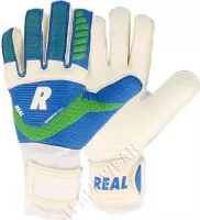 Real Match Keepershandschoenen Heren - Wit / Royal / Groen | Maat: 8,5