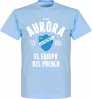 Club Aurora Established T-Shirt - Lichtblauw - XL