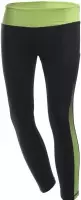 Boxeur des Rues 3/4 Leggings Contrast - Black Yellow - Geel - XL