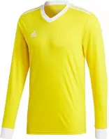 Adidas Tabela 18 Voetbalshirt Lange Mouw - Geel | Maat: L