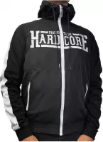 HARDCORE Gabber Windjack Jas Zwart Wit - Hardcore Jack - Hardcore Kleding - Maat S