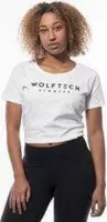 Wolftech Gymwear Crop Top Dames Sport - Wit - M - Fitness - Sportshirt Dames
