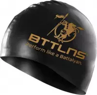BTTLNS badmuts | swim cap | siliconen badmuts unisex | Absorber 2.0 | zwart | one size