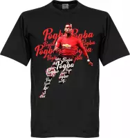 Pogba Script T-Shirt - Zwart - L