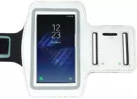 Pearlycase Sportband Hardloop armband Wit hoesje voor Samsung Galaxy S10e