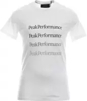 Peak Performance  - Ground Tee 2 - Witte T-shirts Heren - M - Wit