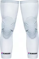 BLINDSAVE Kneepads White - L | Kniebeschermers | Basketbal | Handbal