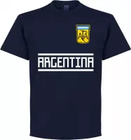 Argentinië Team T-Shirt - Navy  - XXXXL