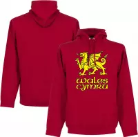 Wales Cymru Hooded Sweater - S