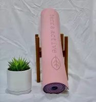 Eco Yogamat - Fitness Mat - Sportmat - Duurzame Yogamat - Antislip - 6mm - Roze - Diverse Kleuren